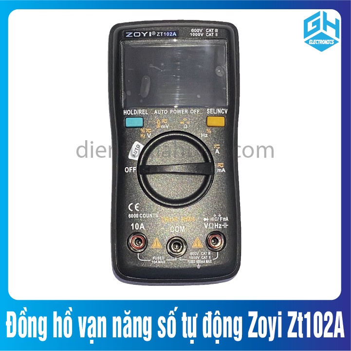 Đồng hồ vạn năng số tự động Zoyi Zt102A chính hãng