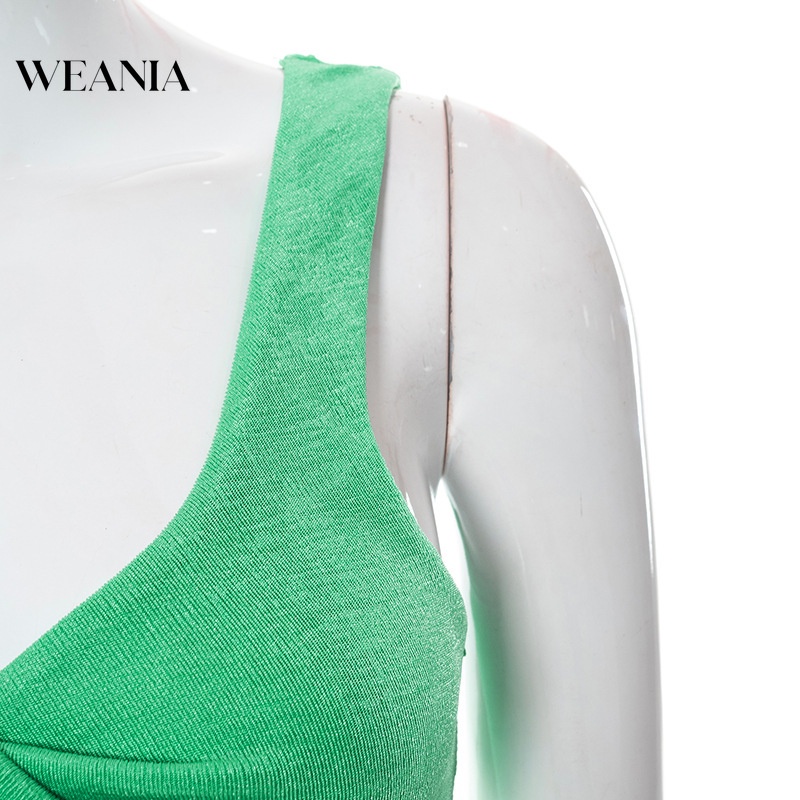 Áo Tank Top Màu Trơn Thắt Nơ Phong Cách Đường Phố Cá Tính Cho Nữ