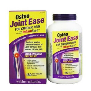 Viên uống Webber Natural  hỗ trợ xương khớp, giảm đau nhức khớp xương Osteo Joint Ease 180 Viên