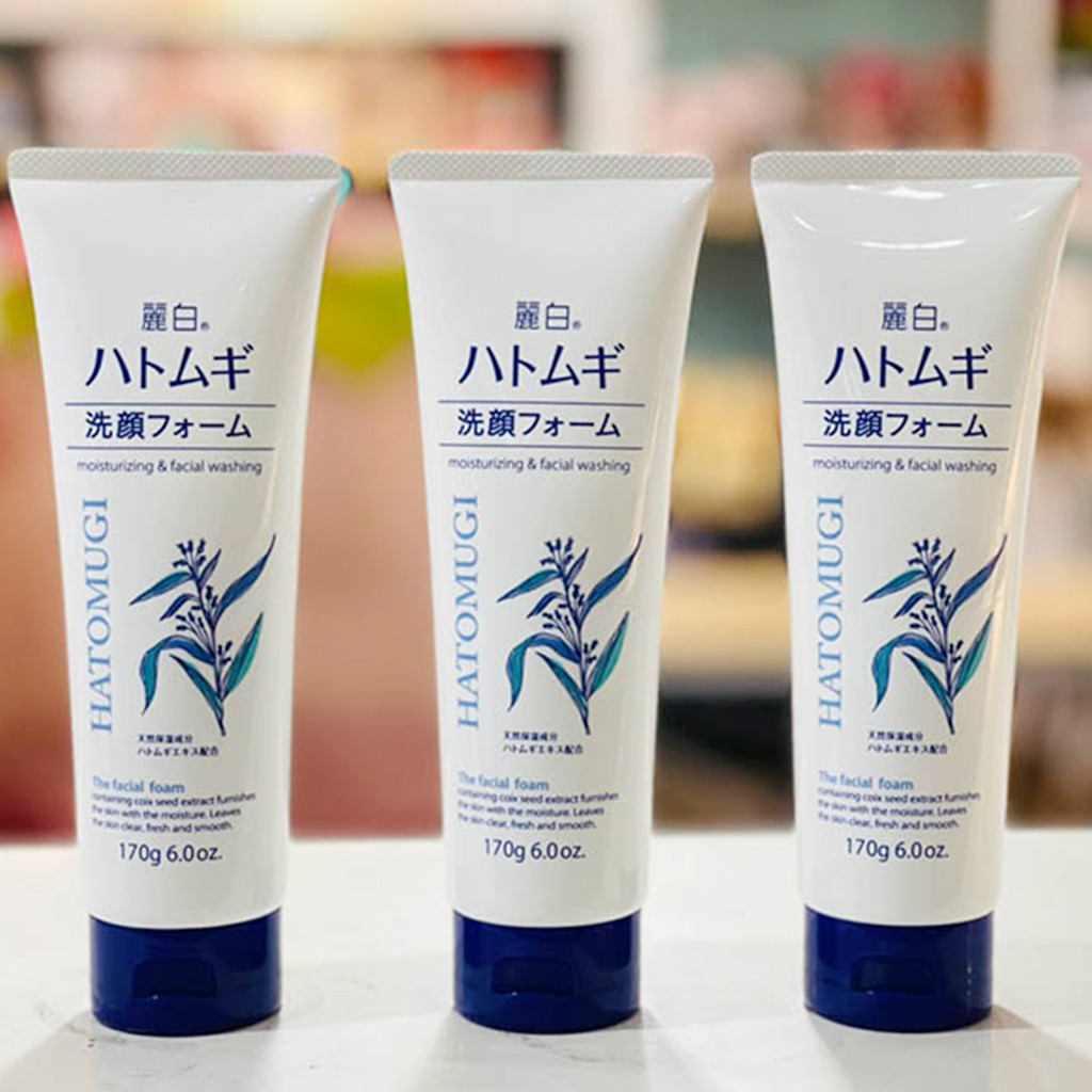 Sữa Rửa Mặt Dưỡng Ẩm Hatomugi The Facial Foam 170g