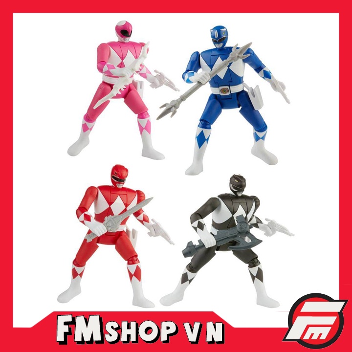 MÔ HÌNH CHÍNH HÃNG MIGHTY MORPHIN POWER RANGERS RETRO