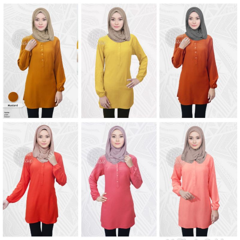 Sắc Thái Vàng - Áo Sơ Mi Rayon Trơn - Cam - Cá Hồi - Cá Hồi Cơ Bản - Rayon - Tanahabang