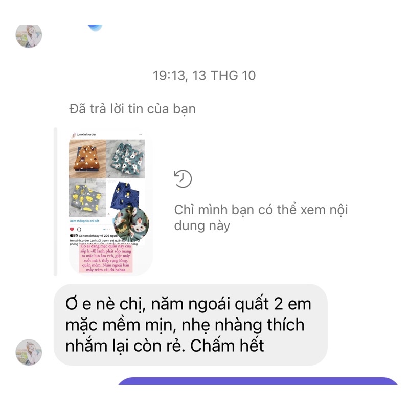 Quần ngủ lót bông hình cute