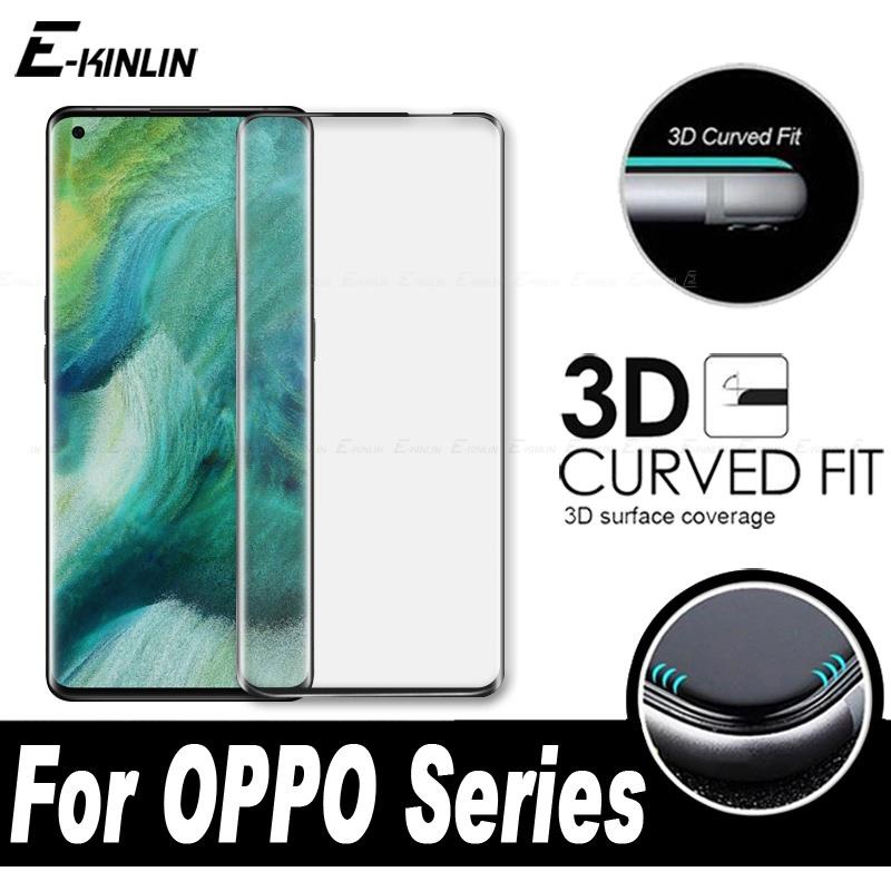 Kính Cường Lực Bảo Vệ Toàn Màn Hình Viền Cong 3D Cho OPPO Find X5 X3 X2 Pro Lite Neo