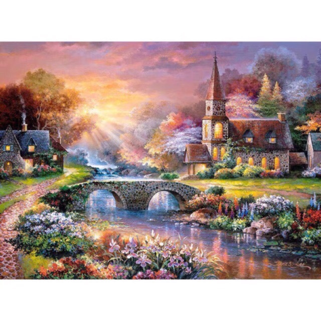 Tranh ghép hình 3000 mảnh Castorland "Peaceful Reflections"