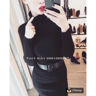 Áo len tăm cổ lọ