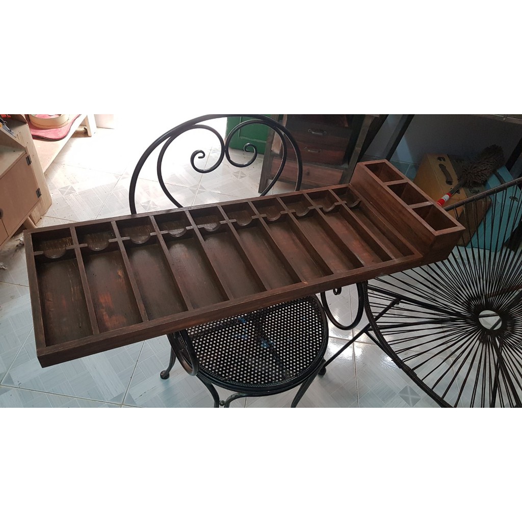 Khay gỗ để tông đơ