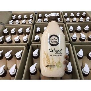 Sữa tắm Happy Bath Natural Real mild (900ml)