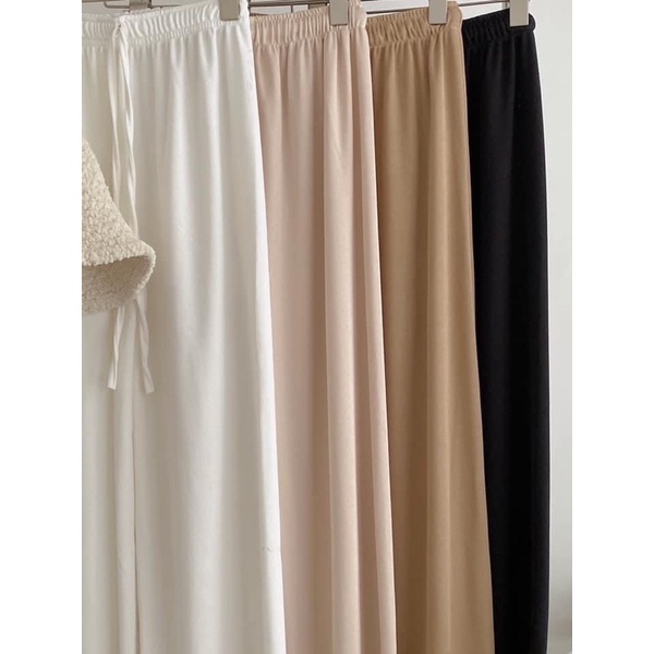 Quần suông thun tăm form hàn