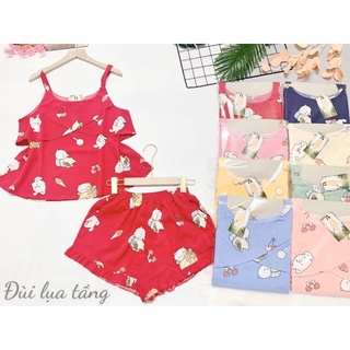 bộ lụa 2 dây