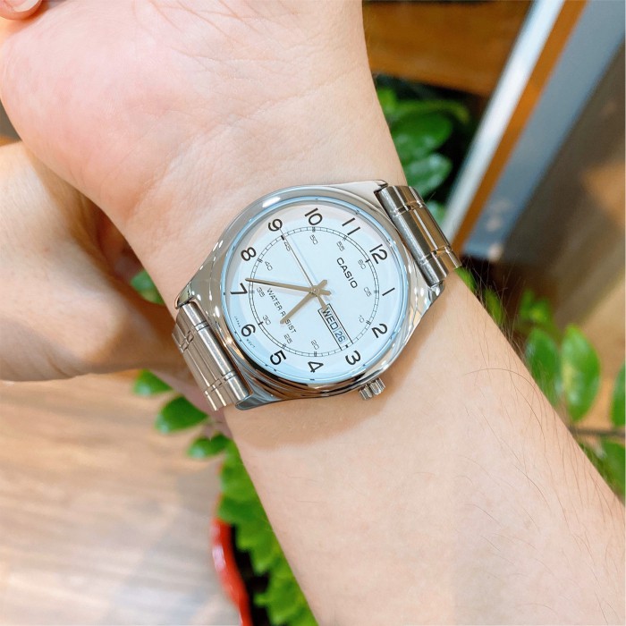Đồng hồ nam dây kim loại chính hãng Casio Anh Khuê MTP-V006
