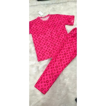 Bộ tay ngắn quần dài thun lạnh 3d