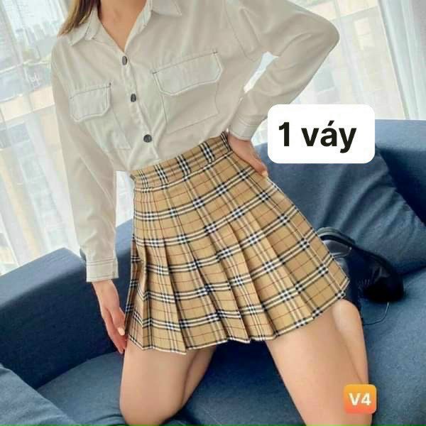 Chân Váy Caro Tennis NHiều màu Cá Tính phong cách thể thao TTSLA0631