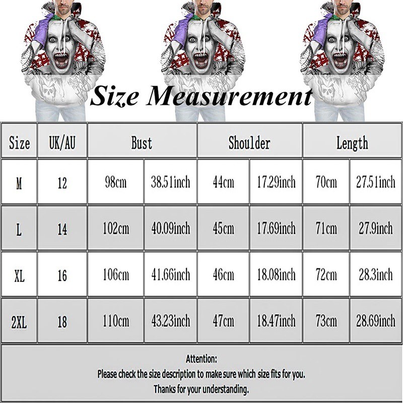 Áo khoác hoodie nam in hình Joker độc đáo cá tính | BigBuy360 - bigbuy360.vn