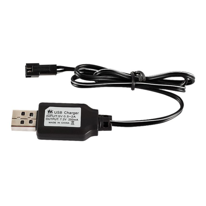 Cáp sạc 7.2V chân càng cua SM sạc pin ô tô, các loại pin niken AA đầu ra 7.2V đổ xuống