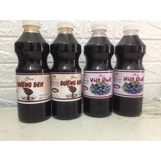 Siro Việt quất SEN VÀNG  hương vị thơm ngon sánh mịn chai 1000ml