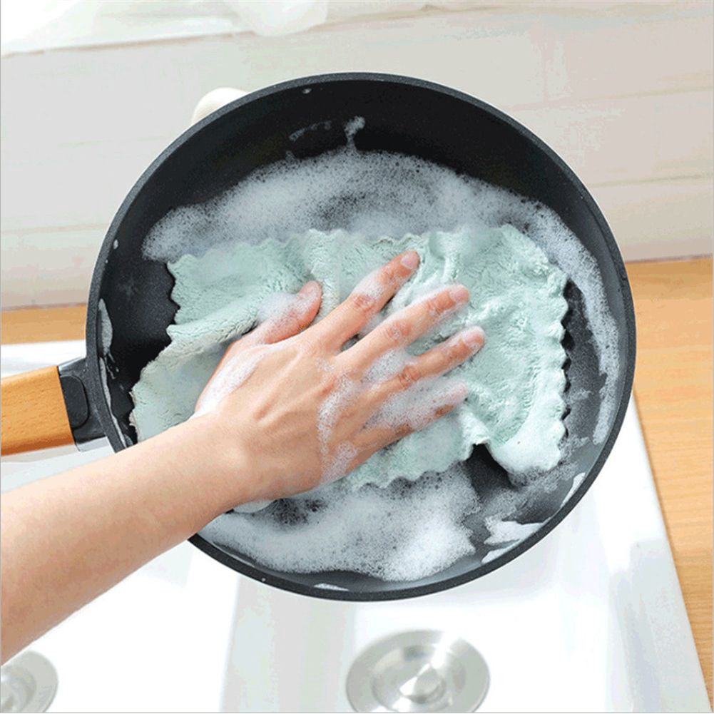 FASHYUNER Khăn lau mềm mại thấm hút tốt nhanh khô tiện dụng cho nhà bếp