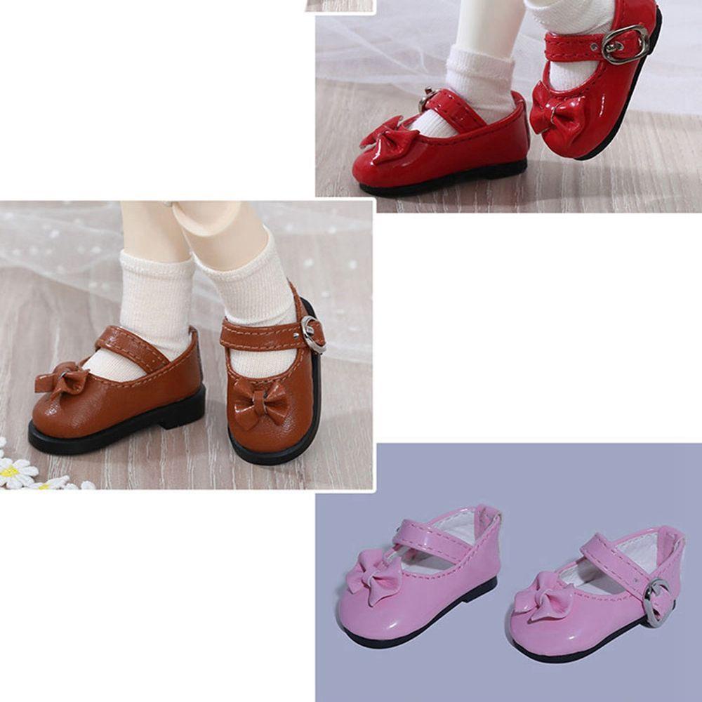 LUOL Giày Búp Bê Bằng Da PU Với 4 Kiểu Màu Khác Nhau Dùng Cho Búp Bê