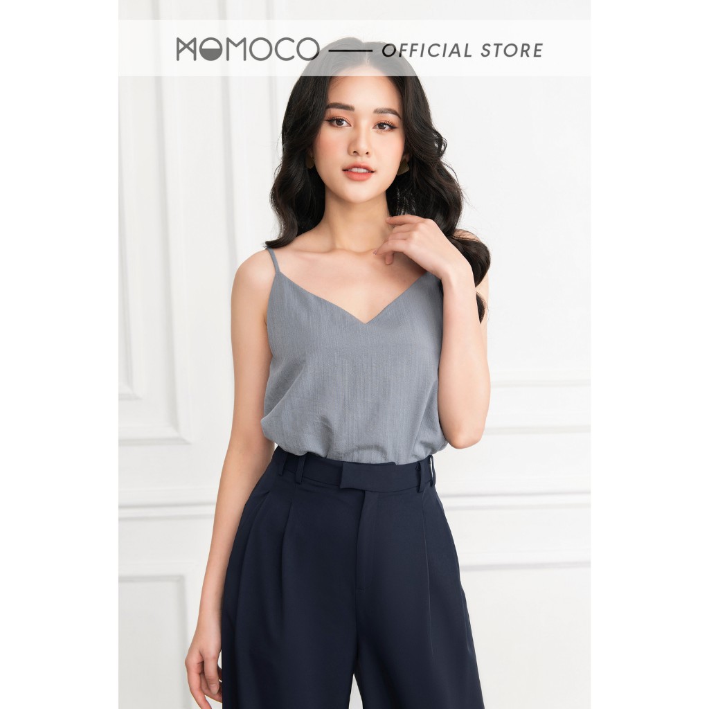 Áo Hai Dây Nữ MOMOCO ESSENTIALS Basic Camisole Chất Đũi Xước Mềm Mại - M2778 | BigBuy360 - bigbuy360.vn