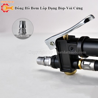 Đồng Hồ Bơm Lốp Dạng Bóp- Đồng hồ bơm lốp bóp tay