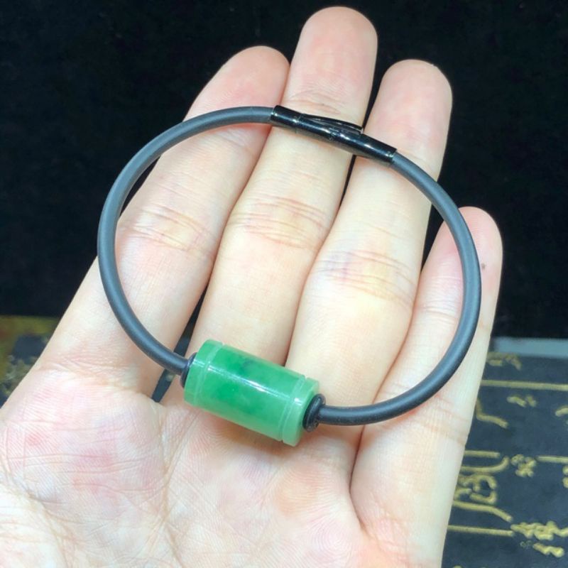 Vòng tay lu thống đá  đã trì chú đầu xuôi đuôi lọt, may mắn khóa bấm cao cấp bảo hành trọn đời