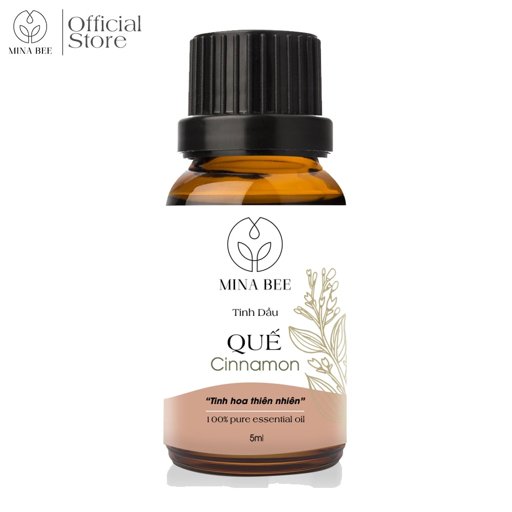 Tinh Dầu Vỏ Quế MinaBee | Cinnamon Essential Oil | Cao Cấp Nhập Khẩu | Thiên Nhiên Nguyên Chất | Có Kiểm Định COA