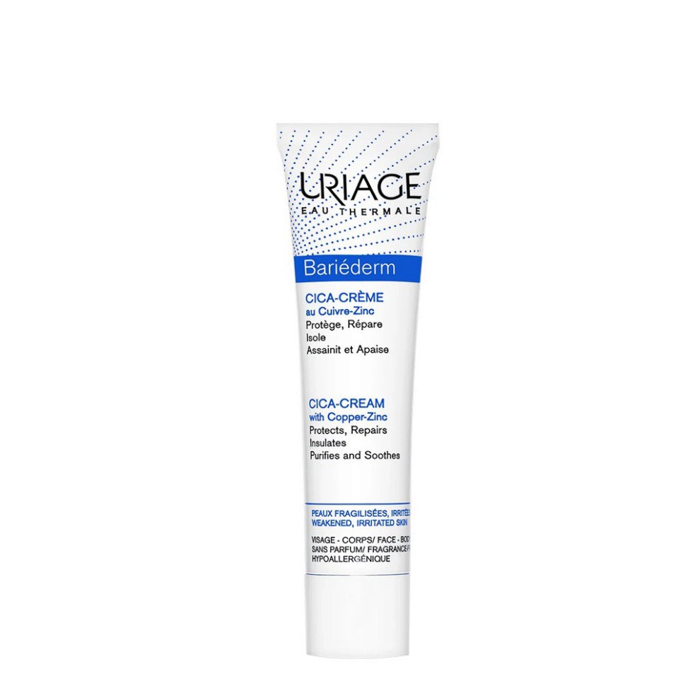 [CHÍNH HÃNG] Uriage Kem Dưỡng Giúp Làm Dịu Và Làm Dịu Và Làm Mềm Da Bariederm Cica - Creme 40ml