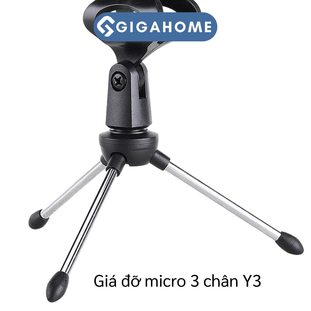 Chân Đế Đỡ Micro GIGAHOME 3 Chân Vũng Chắc, Livestream 9385