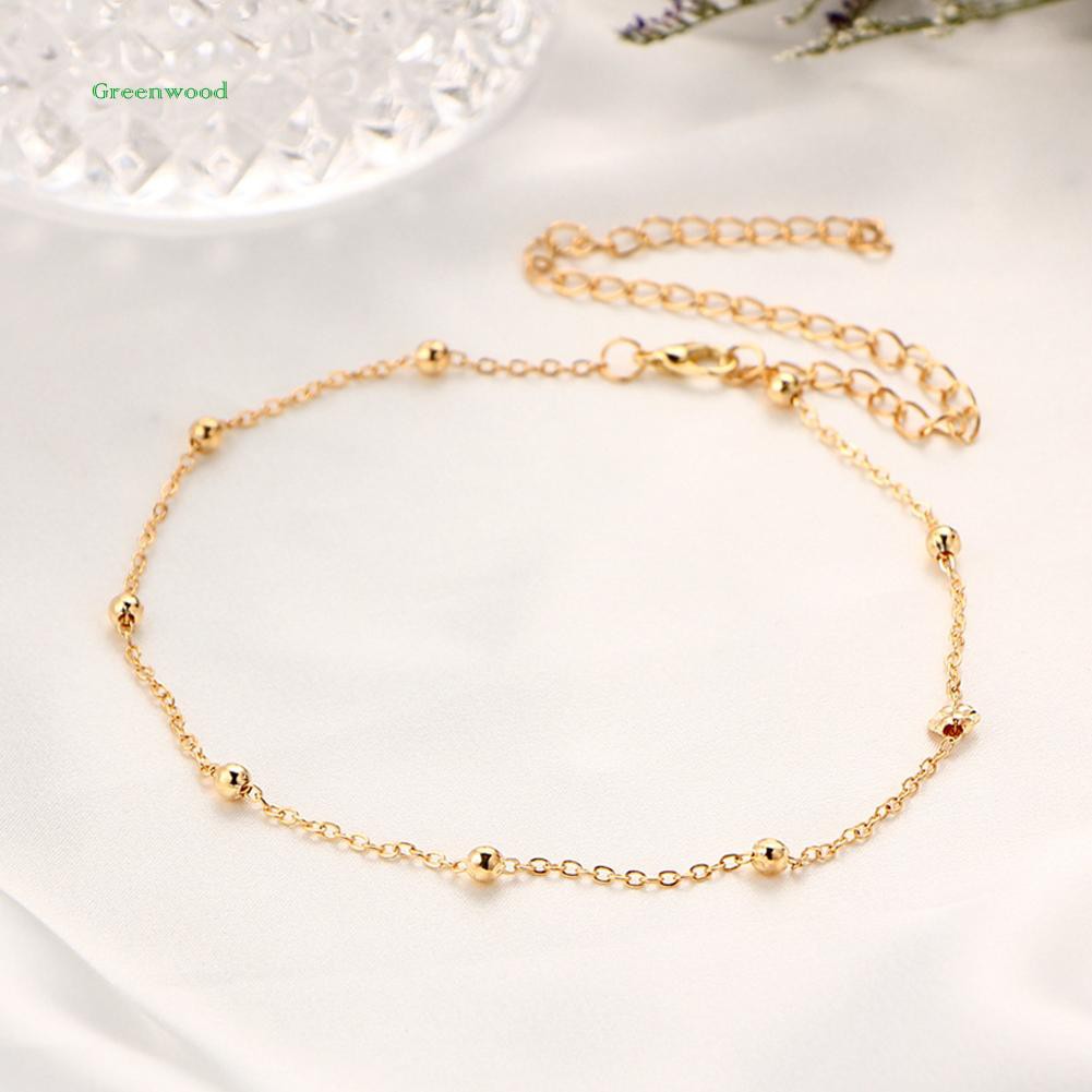 Dây chuyền choker dạng xích phối hạt cườm thời trang dành cho nữ