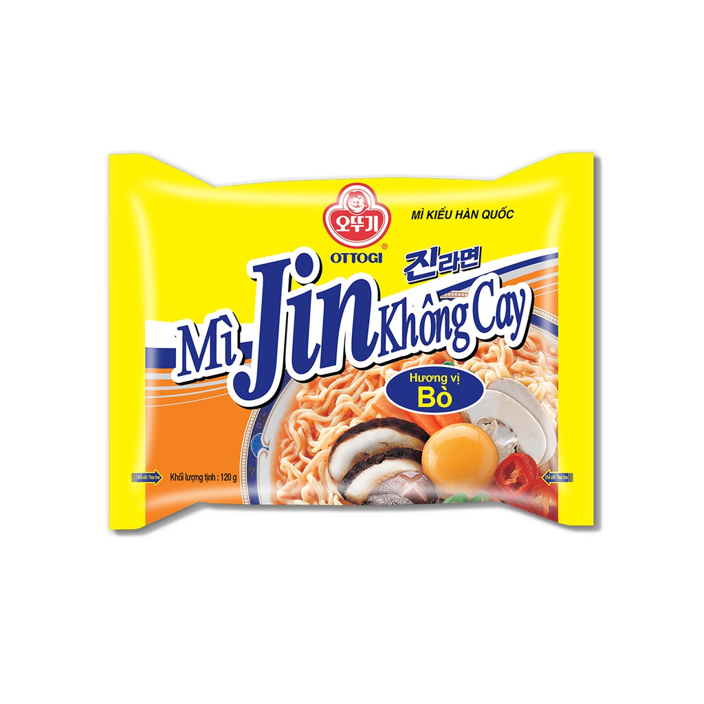 Mì Jin Không Cay Ottogi 120G