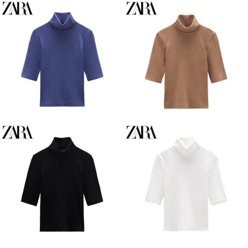 áo zara cổ lọ
