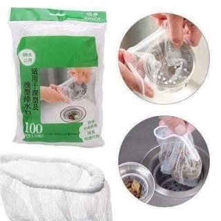 Túi lưới lọc rác chậu rửa 100c