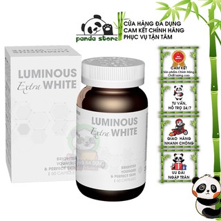 Viên uống trắng da Luminous Extra White USA bổ sung Glutathione sinh Collagen giúp đẹp da giảm nám tàn nhang mờ thâm sạm