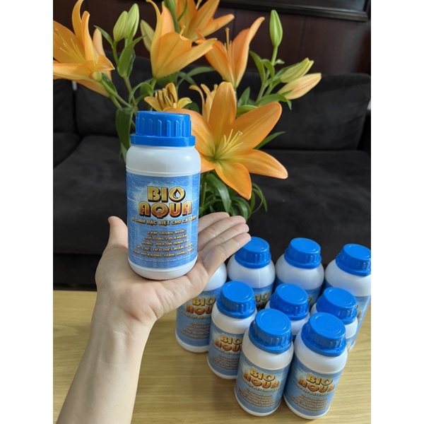 MEN VI SINH BIOAQUA- VI SINH CHO CÁ CẢNH - VI SINH DÀNH CHO HỒ CÁ - chai 250ml