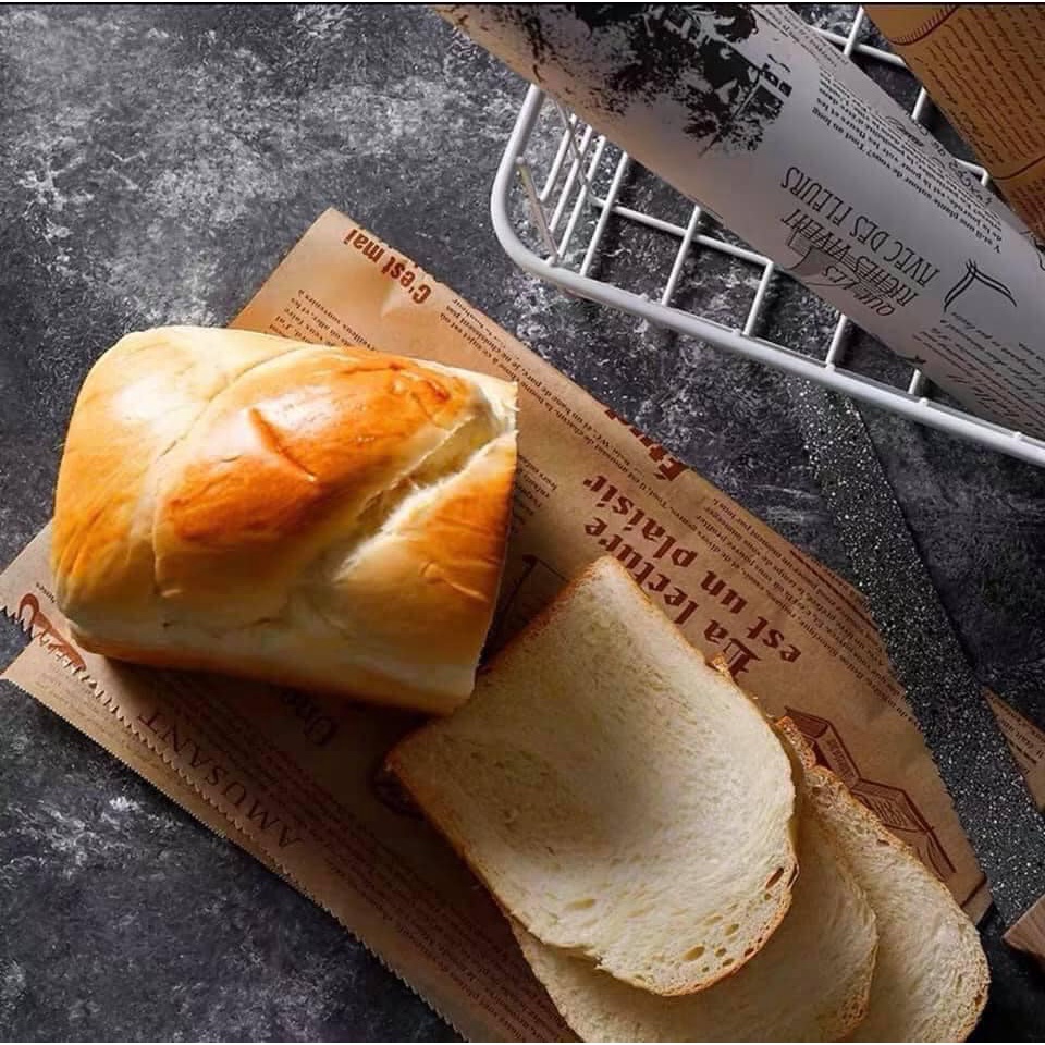 GIẤY NẾN THẤM DẦU HOẠ TIẾT IN BÁO VINTAGE.