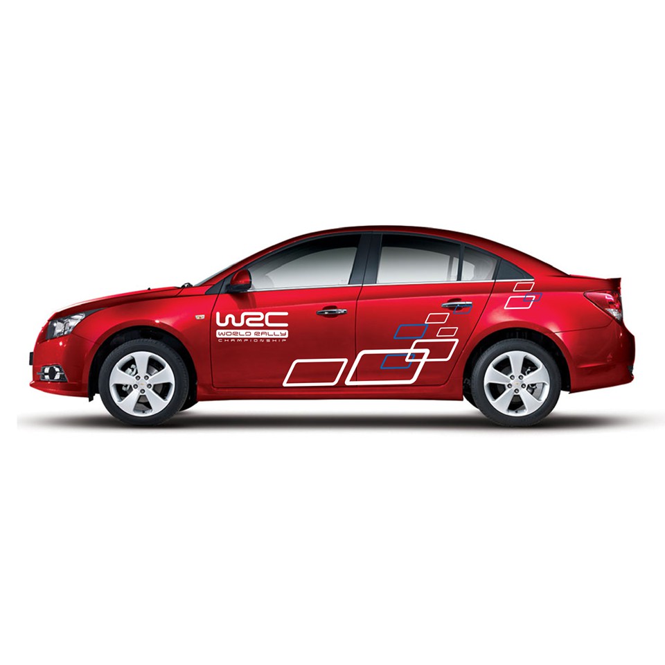 Tem dán sườn xe chevrolet cruze