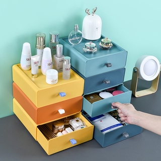 Hộp đựng đồ mỹ phẩm có ngăn kéo để bàn tiện dụng cho gia đình