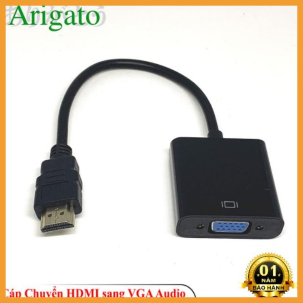 CÁP CHUYỂN ĐỔI HDMI TO VGA CÓ ÂM THANH ARIGATO Đảm Bảo Chất Lượng -Asuna