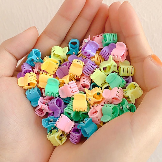 Kẹp Tóc Mini Màu Sắc Ngọt Ngào Phong Cách Công Chúa Cho Bé Gái