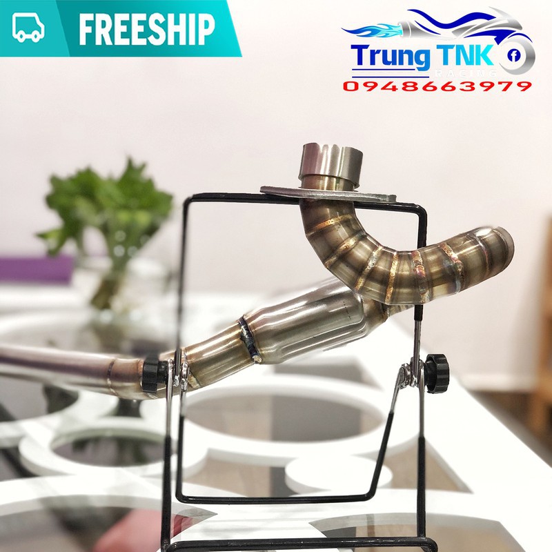 Cổ pô bầu hơi dream wave inox