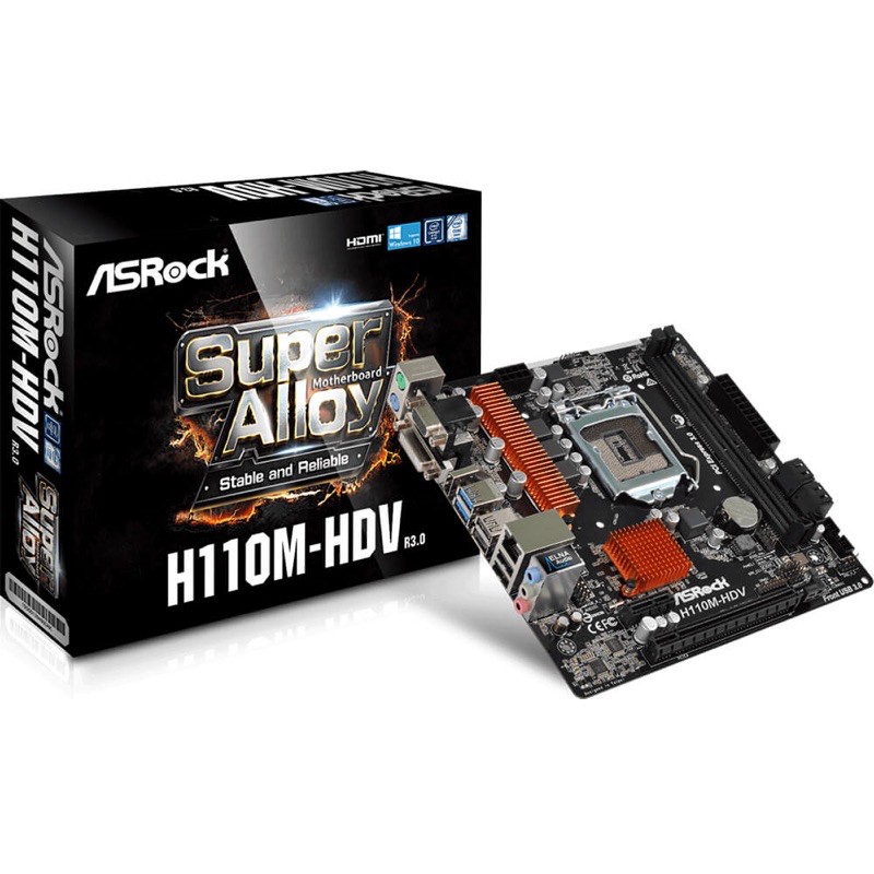 MAINBOARD ASROCK H110M-HDV chính hãng