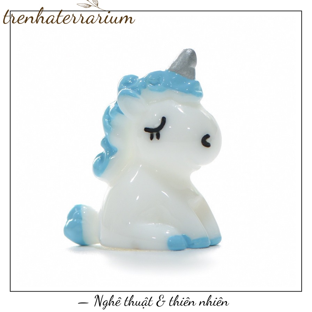 Tiểu cảnh kỳ lân nhỏ đáng yêu tràn trí vi cảnh, terrarium