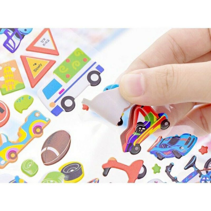 Sticker dán nổi nhiều mầu siêu xinh dán điện thoại , sổ tay , máy tính