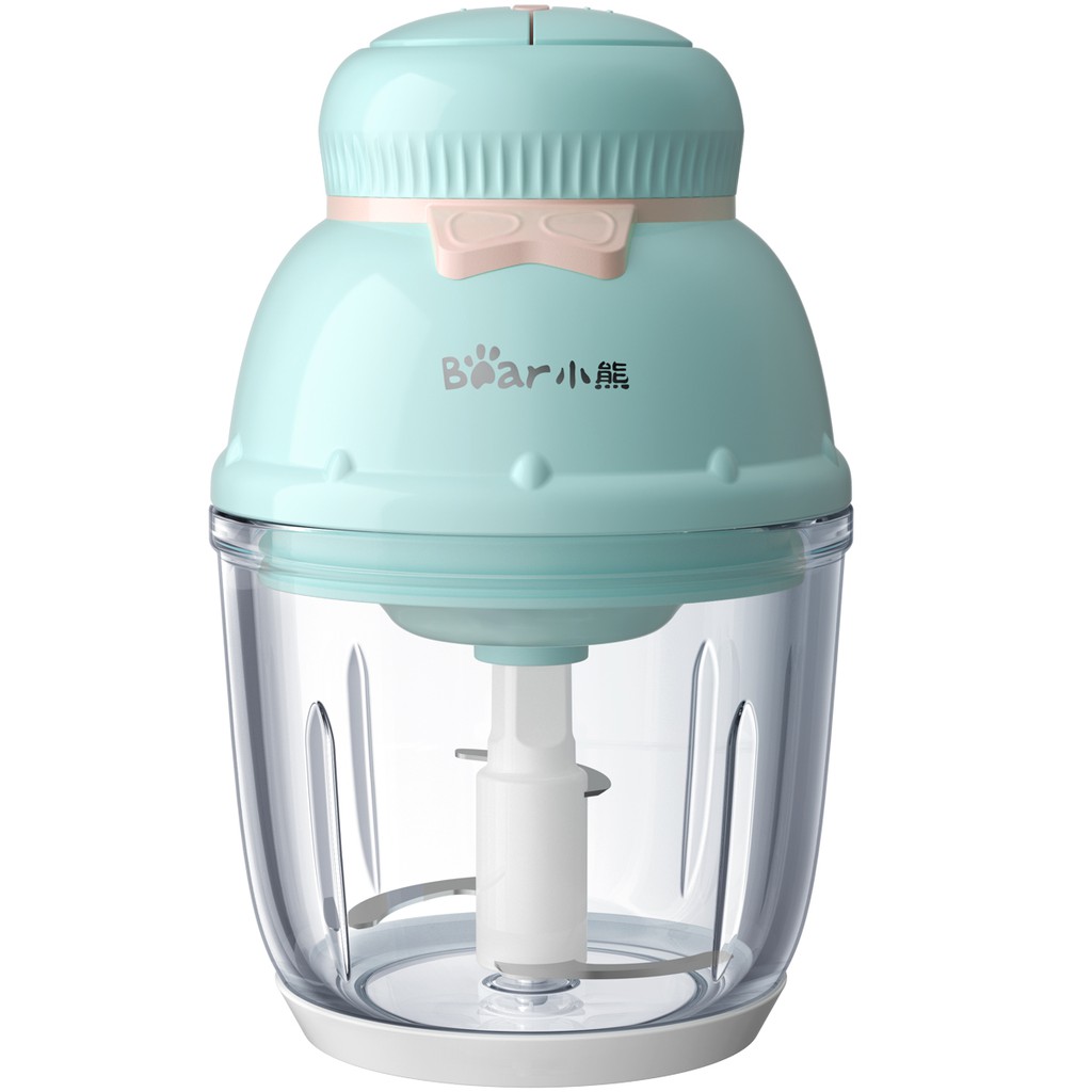 ▪✗Máy xay thức ăn Bear cho bé nhà que nấu đa năng điện trộn nước thịt băm nhỏ mini