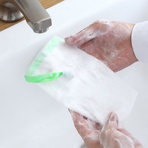 Túi lưới đựng xà phòng tạo bọt tiện lợi, túi dùng Treo xà Phòng, giữ xà phòng khô ráo, Thay thế bông tắm