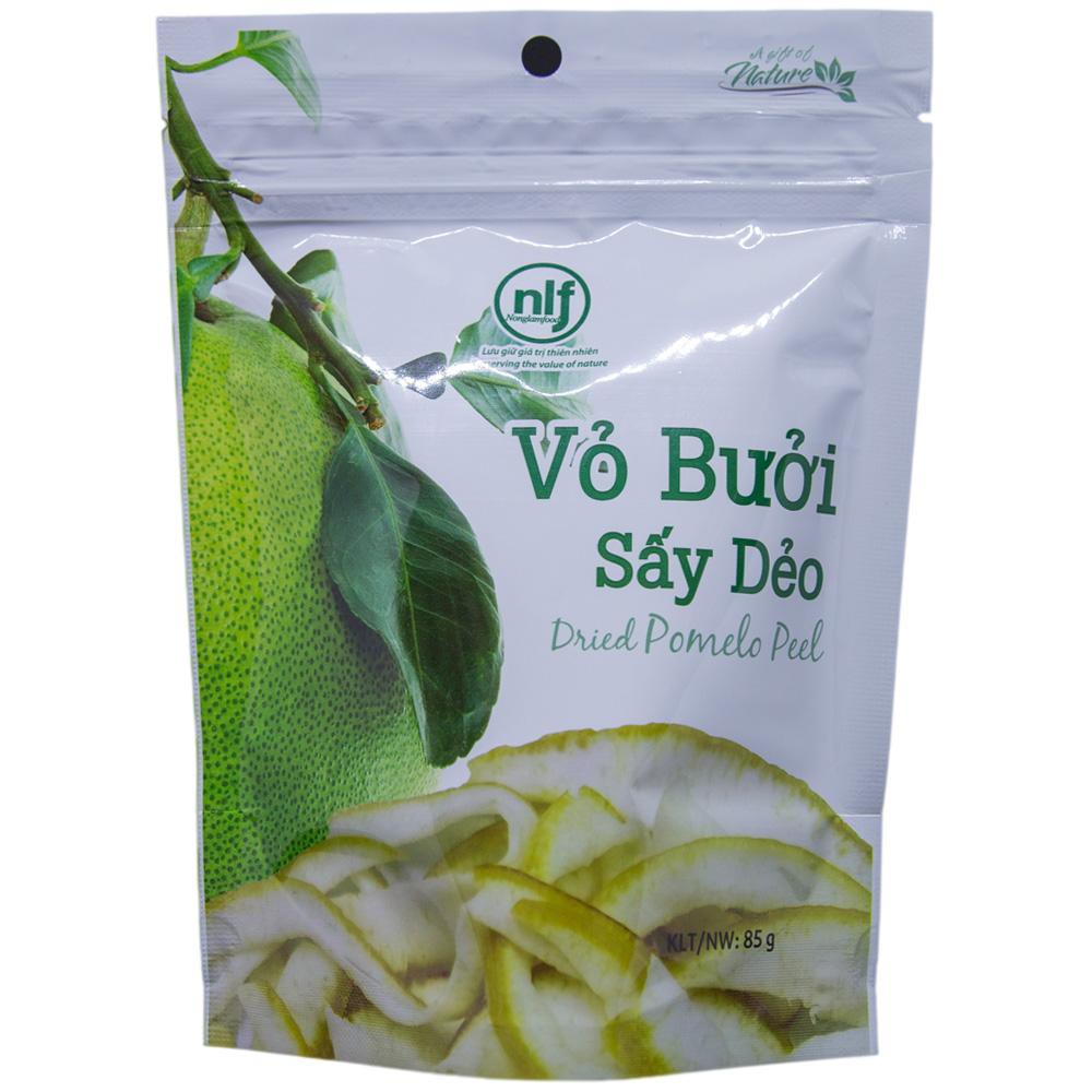 {TÂM AN} Vỏ bưởi sấy dẻo gói 85g - Nông Lâm Food