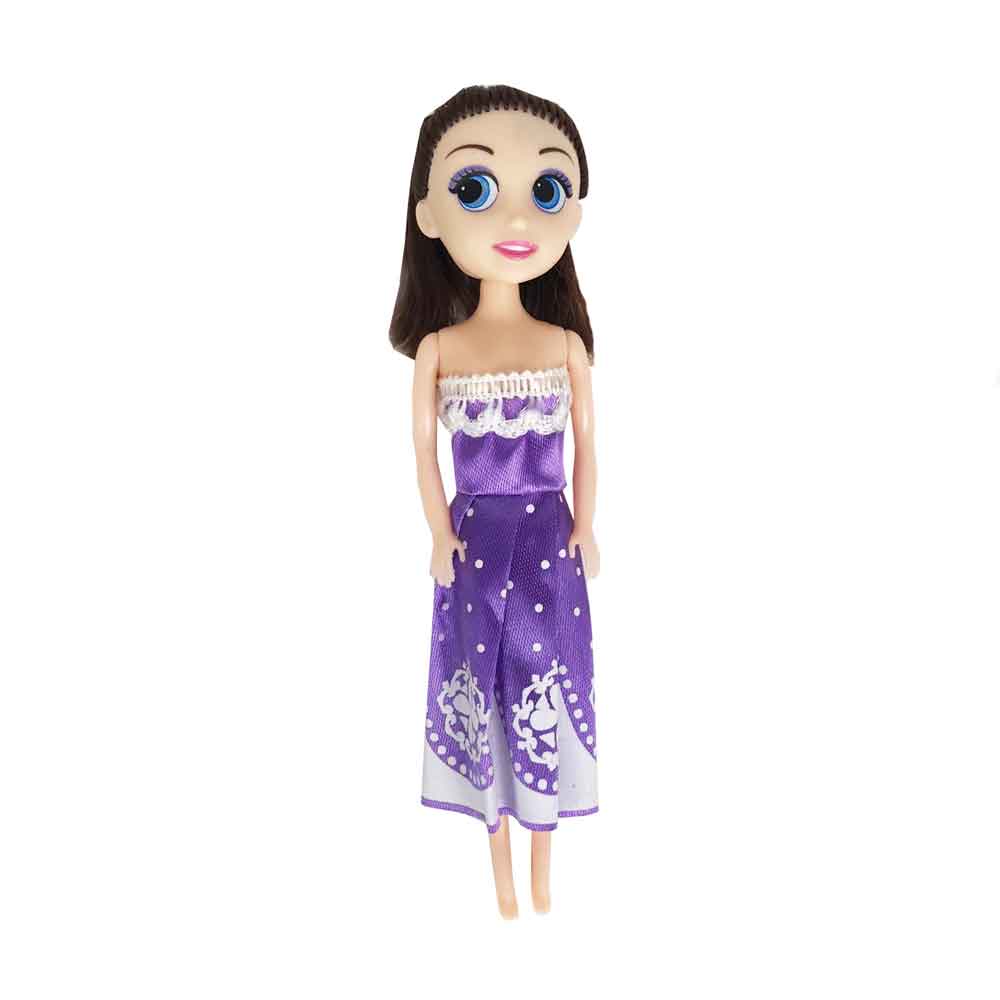 Đồ chơi búp bê váy tím Pikaboo cho bé gái thiết kế từ nhựa nguyên sinh màu sắc đa dạng kích thích thị giác cho bé