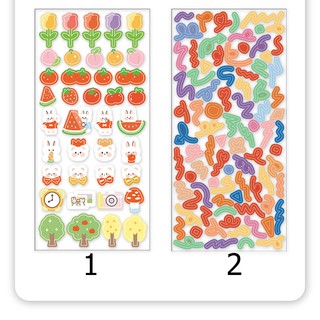 STICKER TRANG TRÍ TOPLOADER - STICKER CONFETTI MẪU 4