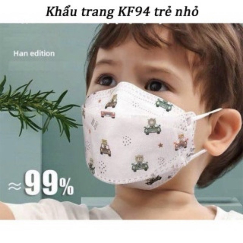 Sỉ nửa thùng  khẩu trang KF94 Dũng Công  4 lớp kiểu hàn quốc dành cho trẻ em