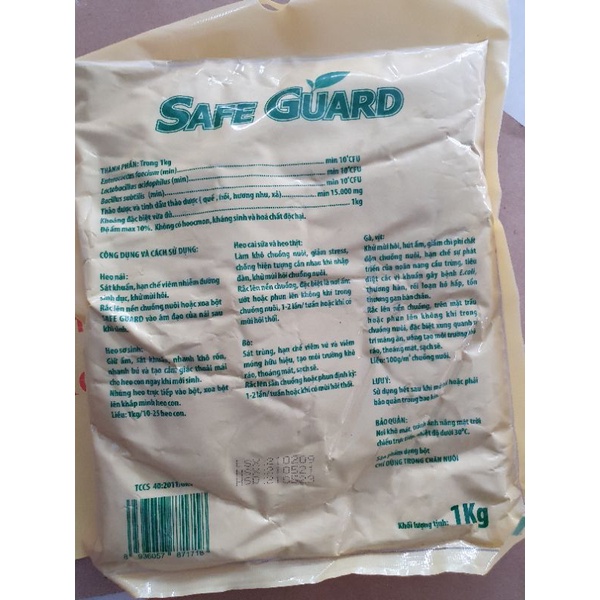 SAFE GUARD BỘT TRỘN CÁT KHỬ MÙI PHÂN CHÓ MÈO